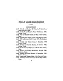 LAMB Early Marriage Records of the Lamb Family in the United States 1916