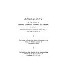 LARIMAR: Genealogy of the family of LARIMER, LARMOUR, LORIMER and LORIMOR. 1907