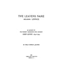 LEAVENS Name, including Levings, 1632-1903. 1903