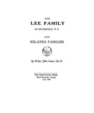 LEE Family of Hounsfield, New York and related families. 1941