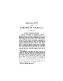 LEFFERTS: Genealogy of the Lefferts Family, 1650-1878. 1878