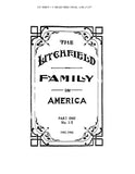 LITCHFIELD Family in America. Part One, No. 1-5   1901-06