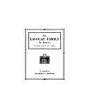 LAVOCAT Family in America, from 1845-1929
