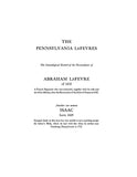 LeFEVRE: The Pennsylvania LeFevres  1952