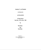 LEHMAN: Abraham P. & Elizabeth Lehman & descendants, a family history from Mar., 1819 to Dec., 1964