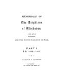 LEIGHTON: Memorials of the Leightons of Ulishaven, Forfarshire, & other Scottish families of the name, a.d. 1260-1518. 1912