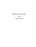 LILLY: Genealogical and Biographical Record Concerning Mehitable (Reed) Lilly and George Lilly. 1959