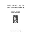 LINCOLN: The ancestry of Abraham Lincoln 1909