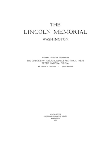 DC - The Lincoln Memorial in Washington DC