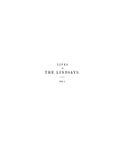 LINDSAY: Lives of the Lindsays; A Memoir of the Houses of Crawford and Balcarres. 1840