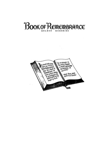 LINDSEY: Book of Remembrance 1963