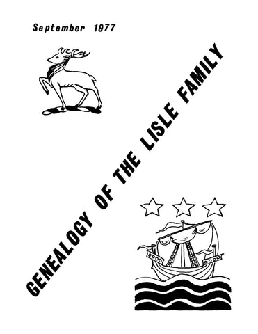 LISLE: Genealogy of the Lisle Family (Softcover)