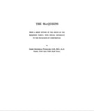 MacQUEEN: The MacQueens, being a brief history of the origin of the MacQueen family 1928.