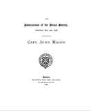 MASON: Capt. John Mason, founder of New Hampshire ...with letters & other hist. documents, with a memoir by C.W. Tuttle. 1887