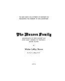 MAXSON Family: descendants of John Maxson and wife Mary Mosher of Westerly, Rhode Island 1954