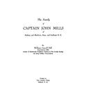 MILLS:  Family of Captain John Mills of Medway and Sherborn, Massachusetts and Amherst, New Hampshire