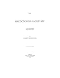 McDONOUGH - HACKSTAFF ANCESTRY 1901