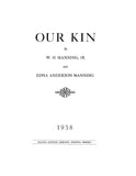 MANNING:  Our Kin [Manning & allied families] 1958