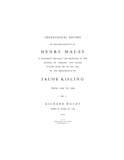 MAUZY: Genealogical Record of the Descendants of Henry Mauzy; with Descendants of Jacob Kisling. 1911