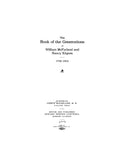 McFARLAND - KILGORE. The Book of the Generations of William McFarland and Nancey Kilgore 1740-1912. 1913