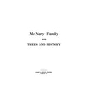 McNARY Family,  With Trees and History 1907