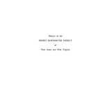 McWHORTER: History of the Henry McWhorter family of New Jersey and West Virginia 1948