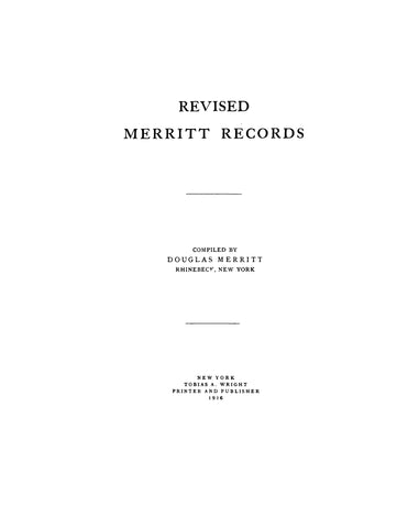 MERRITT: Revised Merritt Record 1916
