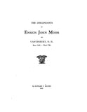 MOOR: Descendants of Ensign John Moor of Canterbury, New Hampshire, b. 1696 - d. 1786. 1918