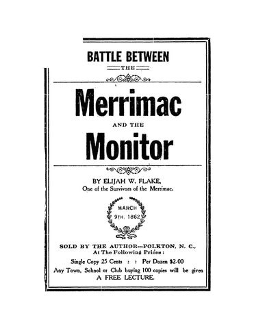 CIVIL WAR: Battle Between the Merrimac and the Monitor (Softcover)
