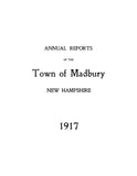 MADBURY, NH: Annual Reports of the Town of Madbury, New Hampshire (Softcover)