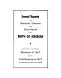 MADBURY, NH: Annual Reports of the Town of Madbury, New Hampshire (Softcover)
