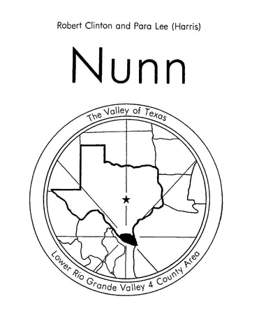 NUNN: Robert Clinton and Para Lee (Harris) Nunn (Softcover)
