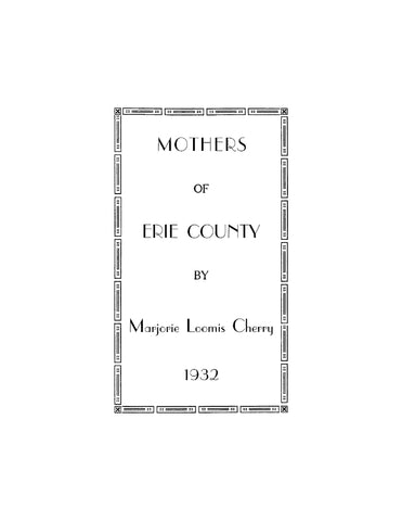 ERIE, OH: Mothers of Erie County, Ohio (Softcover)