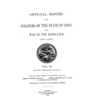 OFFICIAL ROSTER OF THE SOLDIERS OF THE STATE OF OHIO IN THE WAR OF THE REBELLION, 1861-1866.