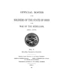 OFFICIAL ROSTER OF THE SOLDIERS OF THE STATE OF OHIO IN THE WAR OF THE REBELLION, 1861-1866.