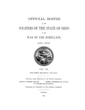 OFFICIAL ROSTER OF THE SOLDIERS OF THE STATE OF OHIO IN THE WAR OF THE REBELLION, 1861-1866.