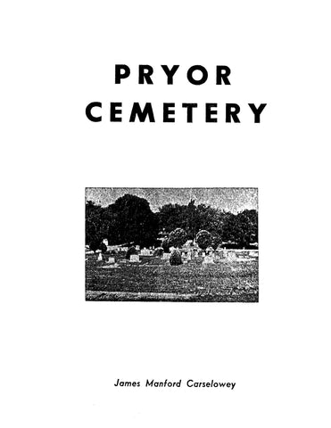 PRYOR, OK: Pryor Cemetery (Softcover)