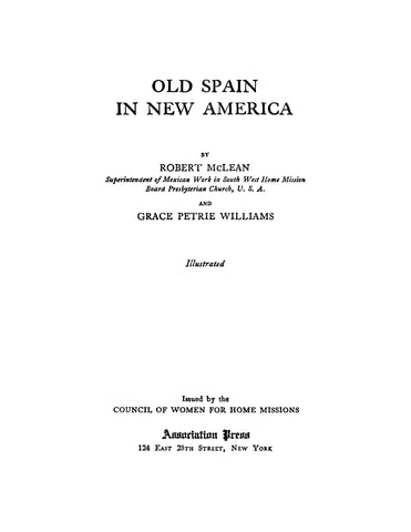 Old Spain in New America, Illustrated (Softcover)