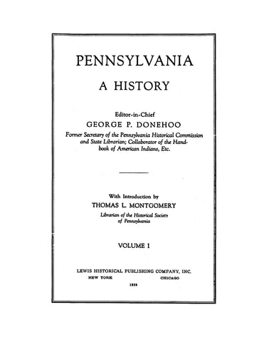 PA - Pennsylvania: A History