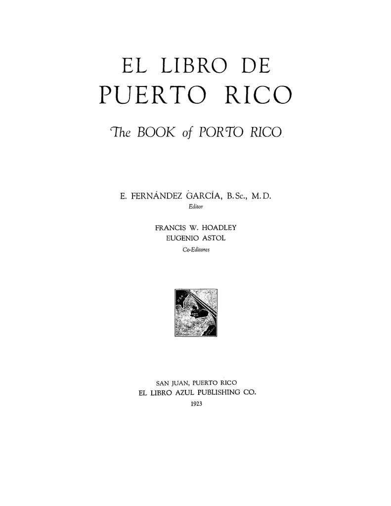 PUERTO RICO: El Libro de Puerto Rico, The Book of Porto Rico (Bilingua ...