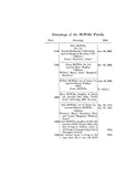 McWILLIE - CUNNINGHAM A genealogy of the McWillie and Cunningham Families. 1914