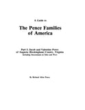PENCE: A Guide to the Pence Families of America (Softcover)