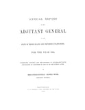 RHODE ISLAND: Annual Report of the Adjutant General of the State of Rhode Island and Providence Plantations for the Year 1865