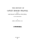STILLWELL: History of Lieutenant Nicholas Stillwell, Progenitor of the Stillwell Family in America