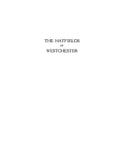 HATFIELD: The Hatfields of Westchester: a genealogy of the descendants of Thomas Hatfield, of New Amsterdam & Mamaroneck 1935