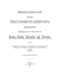 BROWN, WI: Commemorative Biographical Record of the West Shore of Green Bay, Wisconsin, Including the Counties of Brown, Oconto, Marinette, and Florence, Containing Biographical Sketches of Prominent and Representative Citizens 1896