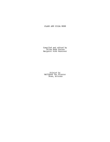 WEBB: Clark and Hilda Webb