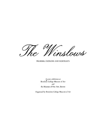 WINSLOW: The Winslows, Pilgrims, Patrons, and Portraits (Softcover)