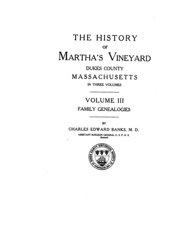 ATHEARN: Athearn Family of Martha's Vineyard (Extracted from History of Martha's Vineyard) (Softcover)