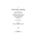 BALDWIN: Baldwin Genealogy (Extracted frin Genealogical Register of Litchfield, Connecticut) (Softcover)
